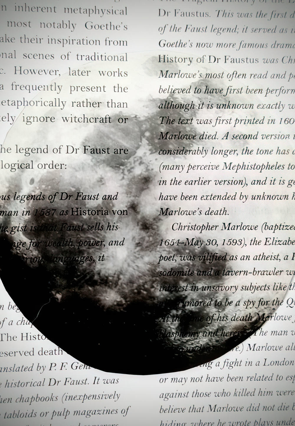 I Wish I Was The Moon Bookmark
