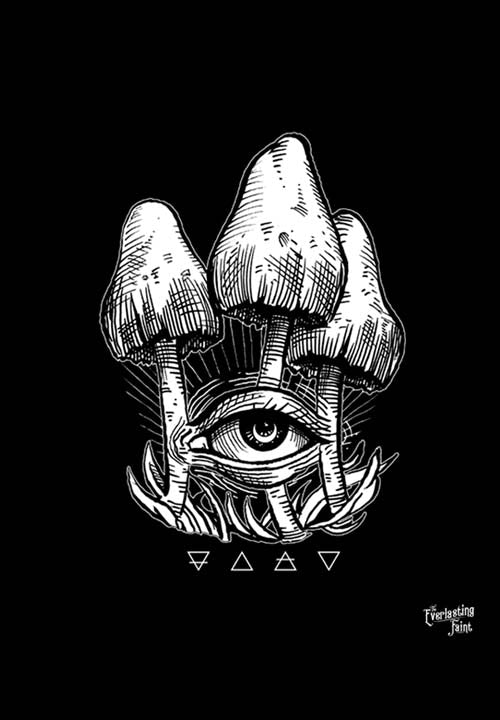 Mushroom Eye Tote