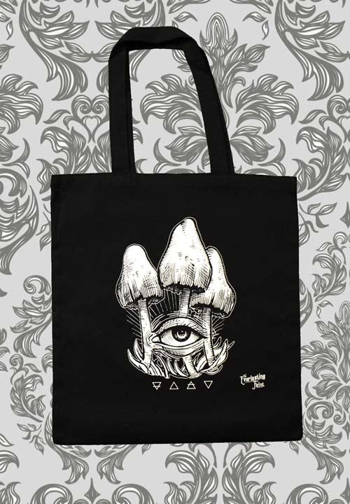 Mushroom Eye Tote